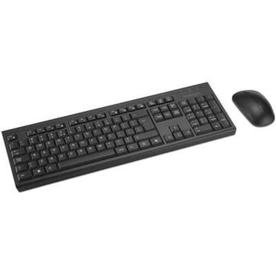 Kensington EQ KM270 Oplaadbare, Draadloze Toetsenbord & Muis - Zwart