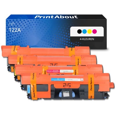 PrintAbout huismerk Toner 122A (Q3960A) 4-kleuren Multipack Geschikt voor HP