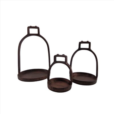 Deco4yourhome - Stijgbeugel - Set van 3 - Vintage copper
