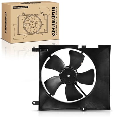 Frankberg 1x Motorradiator enkele ventilator