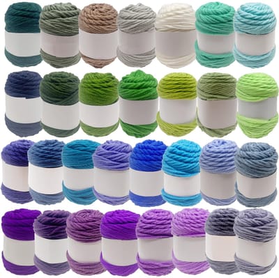 30 kleuren 15 g geassorteerde kleuren garen, garen voor haken en breien, haakgaren, katoenen garen voor haken doe-het-zelf, handwerk breigaren, doe-het-zelf project