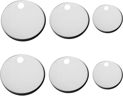 6 Pack RVS Cover Top Stofkap voor Toiletbril Bouten en Schroeven Quick Release Top Scharnier Bevestigingen Bidet Vervangende Onderdelen 45mm 55mm 60mm 3 Maten