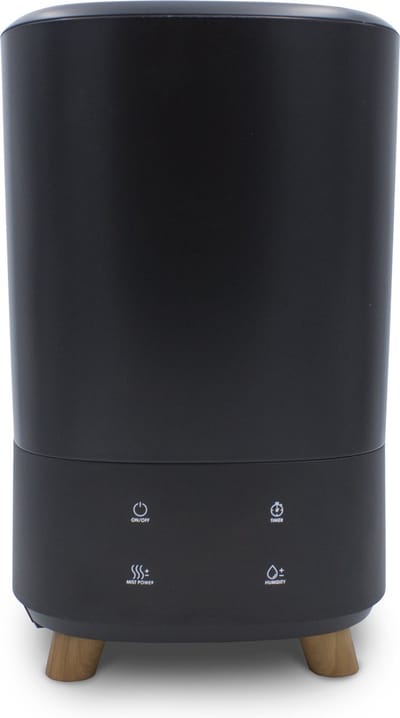 AIR AND ME Solnan - Ultrasoon bevochtiger 30m² + 280ml/u - zwart