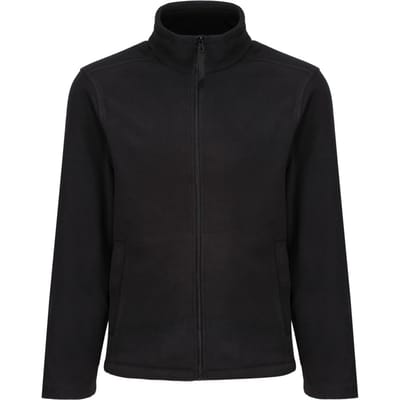 Regatta - Heren Plain Micro Fleece Full Zip Vest (Lite Laag) (Zwart)