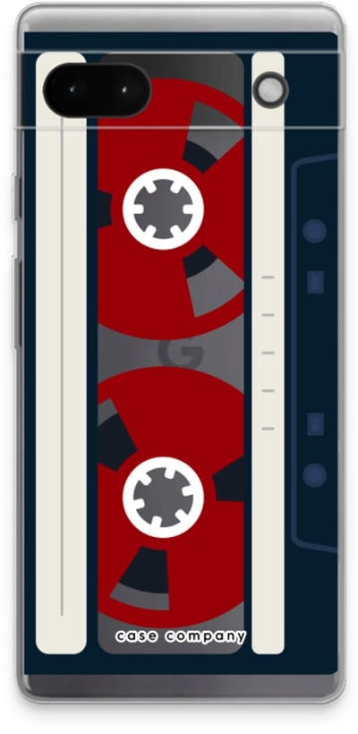 Case Company® - Hoesje geschikt voor Google Pixel 6a hoesje - Here's your tape - Soft Cover Telefoonhoesje - Bescherming aan alle Kanten en Schermrand