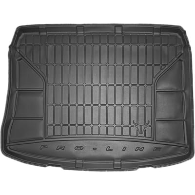 LuxGear Geschikt voor AUDI A3 8P 2003-2012 - Kofferbakmat - Geschikt voor QUATTRO - TPE Rubber - 5 cm Hoge Rand - Organizer