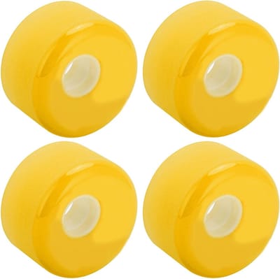 Skateboard Wielen - Longboard Wielen - Soepel Rijden - PU Materiaal - 70mm 4 stuks - Geel