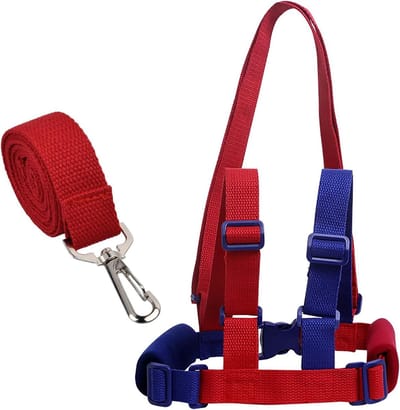 Veiligheidsriem voor Kinderen, Verstelbare Babygordel, Loopharnas voor Peuters, Comfortabele en Duurzame Veiligheidsriem met Carabiner en Antislip Ontwerp