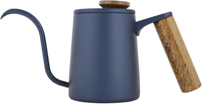 Waterkoker Zwanenhals - Koffiezetapparaat Theepot - Langzame Extractie - Precisie Waterstroom - 350ML - Blauw