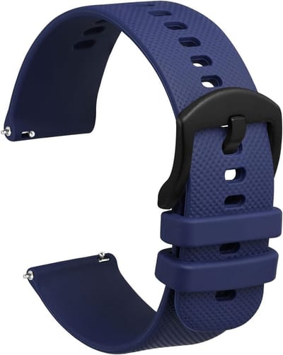 Siliconen Snelle Vervangingshorlogeband voor Mannen en Vrouwen, Rubber Armbanden 16mm 18mm 20mm 22mm 24mm, Comfortabel en Duurzaam