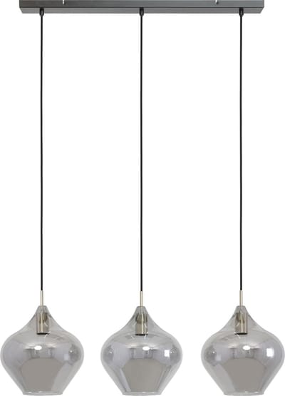 Light & Living Hanglamp Rakel - Antiek Brons - 80x27x30cm - 3L - Modern - Hanglampen Eetkamer, Slaapkamer, Woonkamer