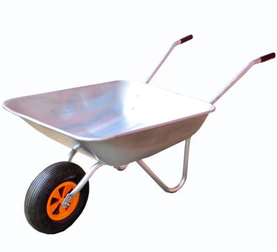 Kruiwagen - FUXTEC FX-WB5260 - transportlast 80 kg 60 L gegalvaniseerd staal