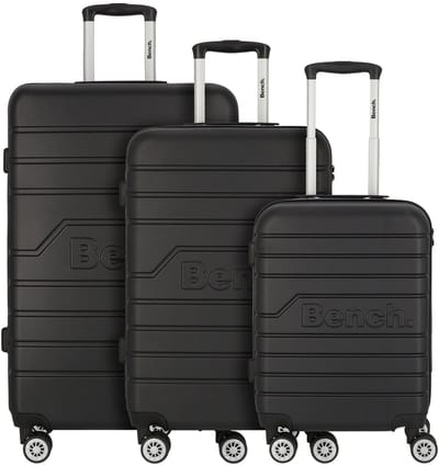 Bench Seattle 4 wielen Kofferset 3-delig - Harde bagage - TSA slot - schwarz
