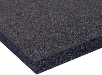 Schuim Plaat - PE Schuim - Bescherming Vervoer - Gewatteerd - 200x100x2 cm - Zwart