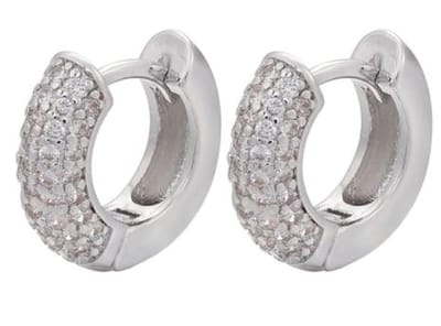 Jobo By JET - Scott oorbellen - Zilver - Diamanten