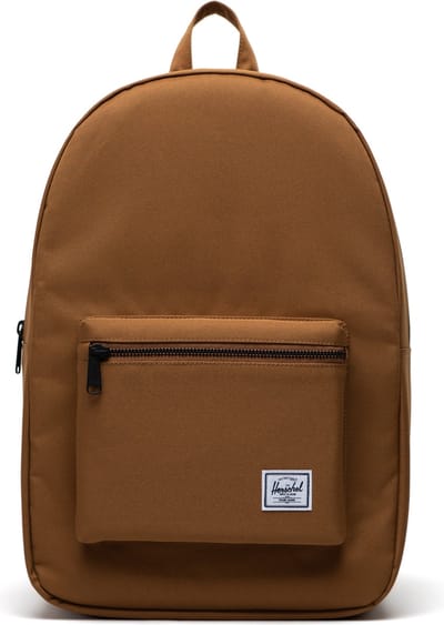 Settlement - Rubber / Rugzak - schooltas - laptoptas / met 15" Laptopvak - 23L opbergruimte / Beperkte Levenslange Garantie / Bruin