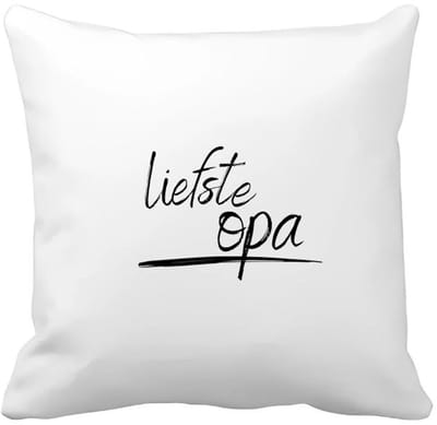 Akyol - liefste opa Kussen hoes - Opa - de liefste opa - verjaardagscadeau - verjaardag - cadeau - cadeautje voor opa - opa artikelen - kado - geschenk - gift - 40 bij 40 cm