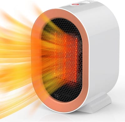 Compacte Persoonlijke Mini Verwarming voor Bureau of Slaapkamer - Stille Elektrische Radiator