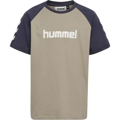 Hummel kindersportshirt met Hmljr-logo, T-shirt met korte mouwen 229742