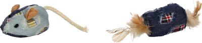 Flamingo Meran - Speelgoed Katten - Ps Rol + Muis Meran Mix 16,5cm - 2st - 131780 - 2st