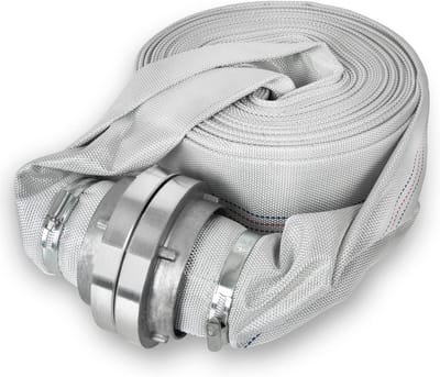 Platte 3 inch Brandslang met Storz-koppeling - 20m Lengte