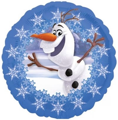 Disney Frozen Olaf Ballon 45 cm - Verjaardag Versiering - Folieballon Ongevuld - Ballonnenboog Decoratie Feest - Party Slinger Jongen Meisje