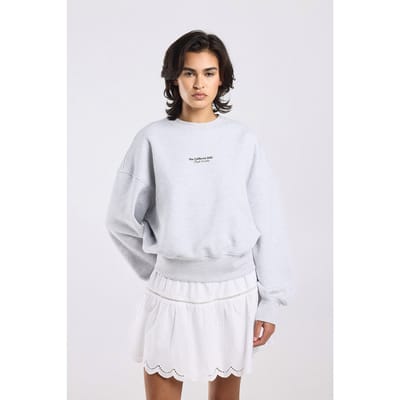America Today Sage Light Grey Melange Maat: XS | Tops Outlet | Dames | Grijs