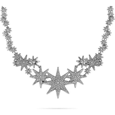 Swarovski Fizzy Kristallen Kettingen Dames Zilver 5230286 Silver|F gray