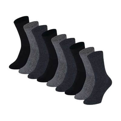Morethansocks - Sportsokken - Unisex - Multi blauw - 9 Pack - Maat 36 t/m 47 - Sokken heren - Sokken dames - Sportsokken