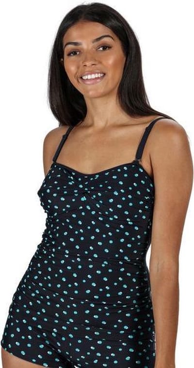 Regatta Tanktop Aceana Ii Dames Polyamide Zwart Maat 44