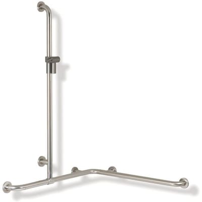 HEWI Series 805 Classic shower handrail with sliding shower rail 805.35.340 90