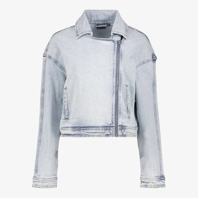 TwoDay dames denim spijkerjas blauw - Maat S