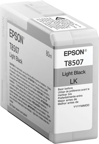 Epson T8507 - Inktcartridge / Licht Zwart - 80ML - UltraChrome HD Inkt