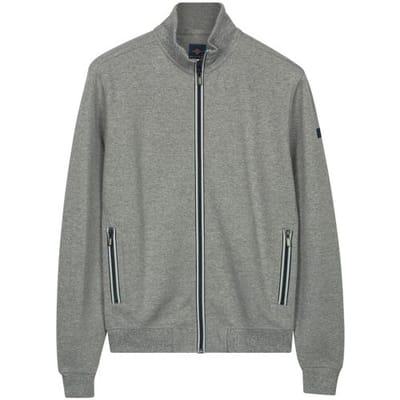 Baileys Vest Subtle Faux-Uni Sweat Doubleface Interlock Stone Grey / male