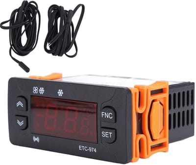 Dailygoods- Temperatuurregelaar Hoge Nauwkeurigheid - Thermostaat voor Koeling - Veiligheidsthermostaat - AC220V - Robuuste Constructie - Veelzijdig Gebruik
