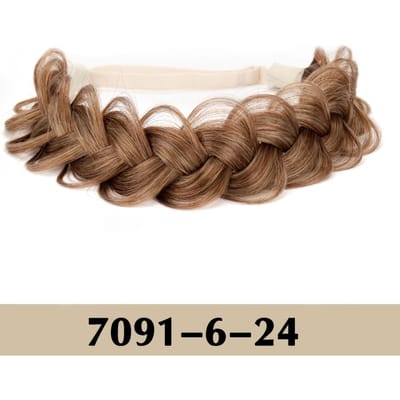 Brede Vissengraat Gevlochten Synthetische Modieuze Haar Hoofdband Hairextensions Verstelbare Twist Elastiek Voor Vrouwen