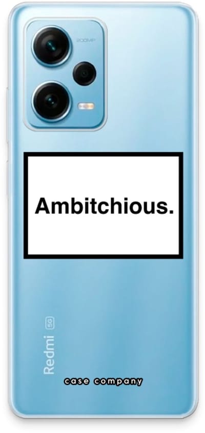 Case Company® - Hoesje geschikt voor Xiaomi Redmi Note 12 Pro Plus hoesje - Ambitchious - Soft Cover Telefoonhoesje - Bescherming aan alle Kanten en Schermrand