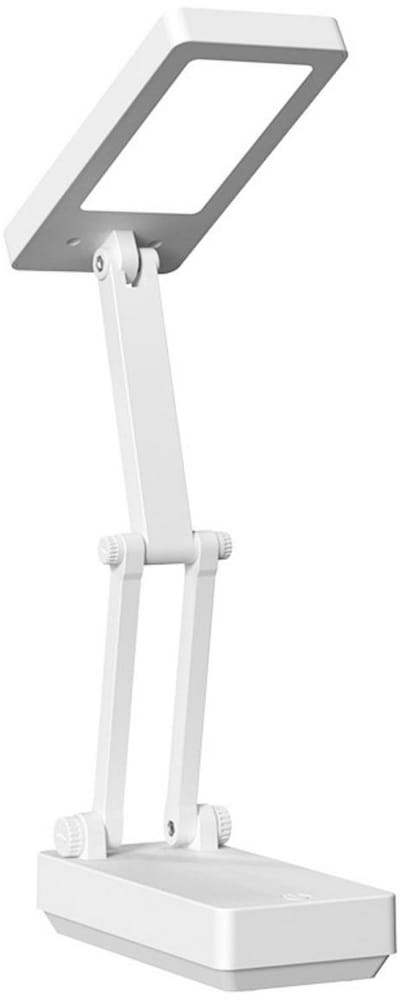 GELLDG Draadloze LED-bureaulamp - Opvouwbaar - Bureaulamp met aanraakbediening - Nachtlampje - Dimbaar - 3 lichtstanden - Oplaadbaar via USB - Geschikt voor slaapkamer, lezen en studeren