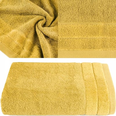 Luxe Badhanddoek 30x50cm - 100% Katoen, Mosterdgeel