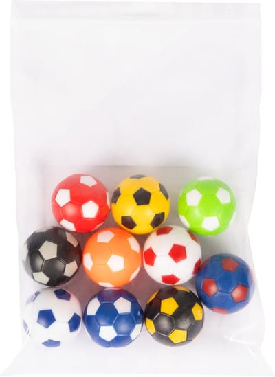 Winspeed tafelvoetbal ballen mix 35mm 24gr 10stuks