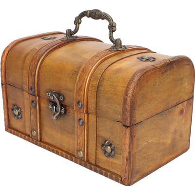 Boîte à mémoire élégante, Style Vintage, compacte, Portable, décorative, valise attrayante pour la décoration de la maison