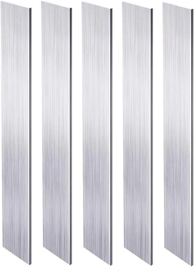 5x Aluminium Platte Stang 0,3x2,5x25 cm - Sterk 6061 Aluminium Profiel