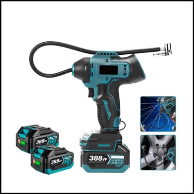 Elektrische Luchtpomp Digitaal - Autobandenpomp 160 PSI - Draagbare Compressor - Auto Aansluiting - Zonder Batterij