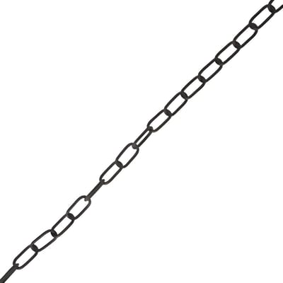 Deltafix - Sierketting zw gelakt 15x2 p/m