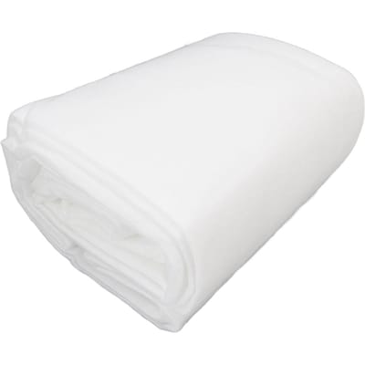 Rouleau de filtre à air blanc en coton 3 mm, 1 m x 5 m, pour pièces de filtration d'air