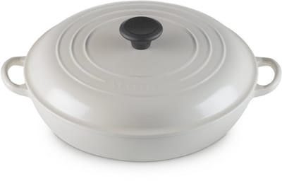 Le Creuset Gietijzeren Campagnard 30 Cm Creme