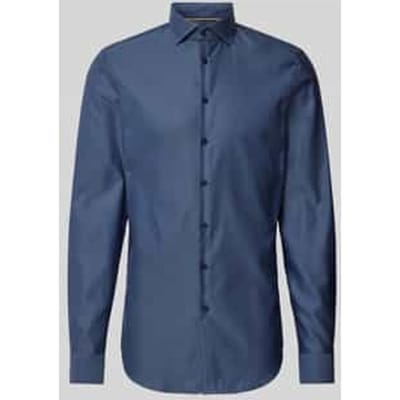Slim fit zakelijk overhemd van premium kwaliteit met extra lange mouwen