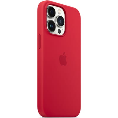 Silicone Backcover MagSafe voor de Apple iPhone 13 Pro Max - Red
