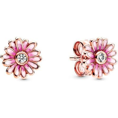Pandora Madeliefje Oorbellen Damesoorbellen Roze 288773C01 Box,Pink white