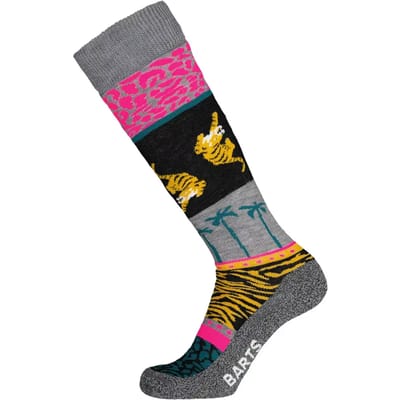 Barts Skisock Jungle Fever Wintersportsokken Unisex - Grijs - Maat 43-46